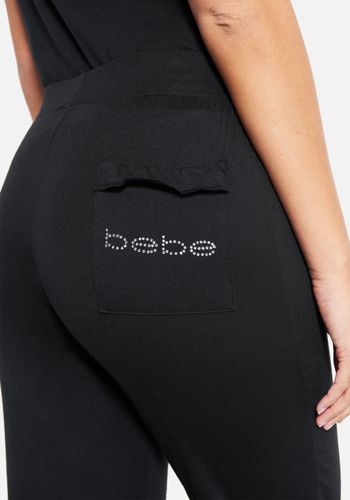 BEBE-WOMENS-PAJAMA SETS SHORTS SLEEVE | BLACK